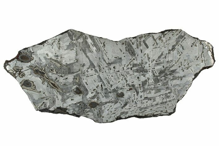 Etched Odessa Iron Meteorite Slice ( g) - Texas #329366